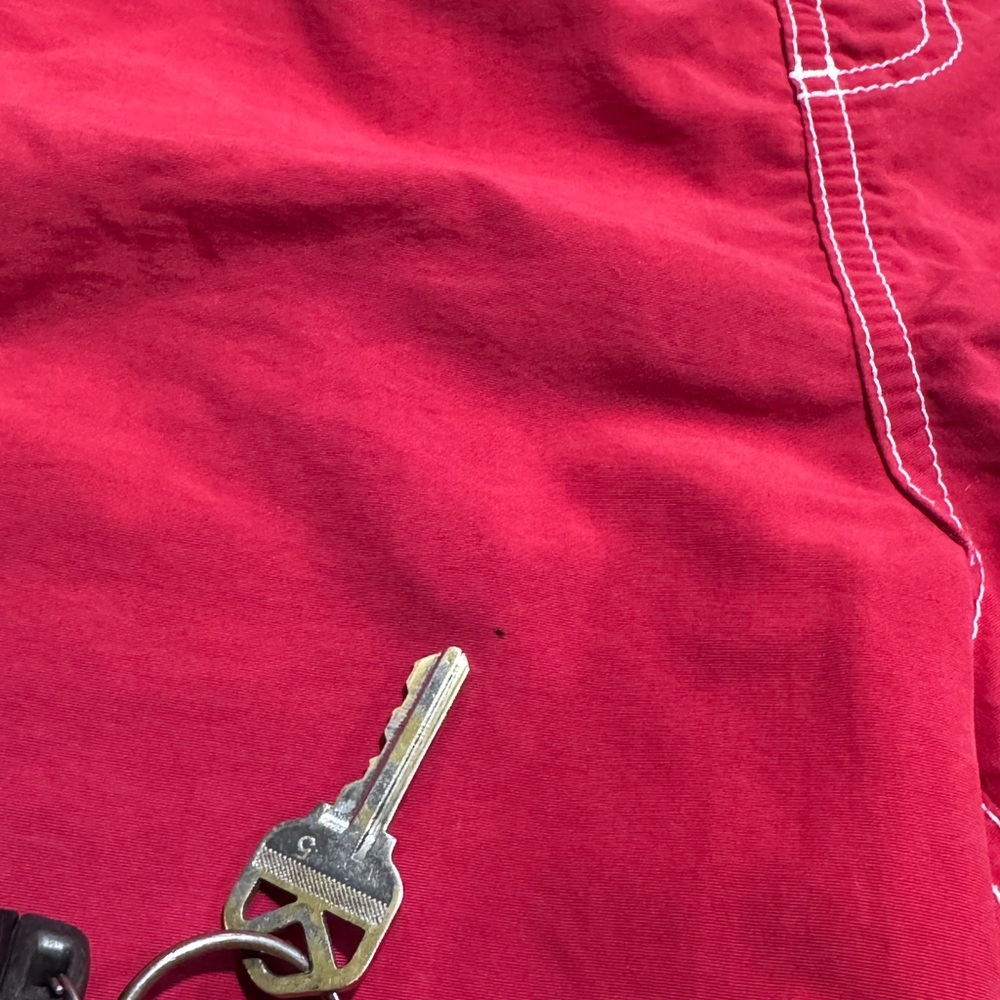 Vintage Polo Ralph Lauren Lined‎ Swim Trunks Board Shorts Red  Pockets Mens XXL - Picture 11 of 11
